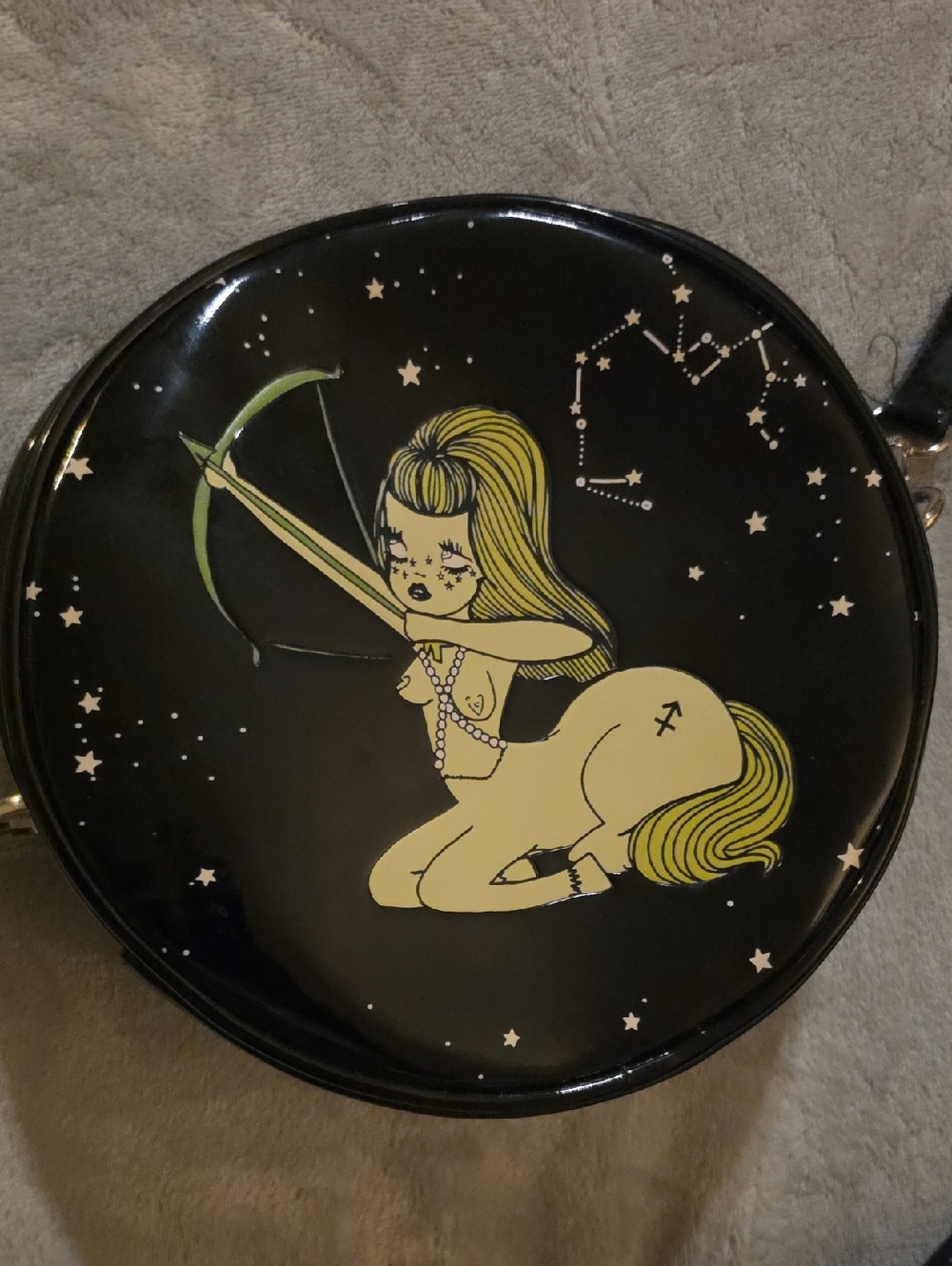 Valfre Sagittarius Centaur Circle Crossbody Bag